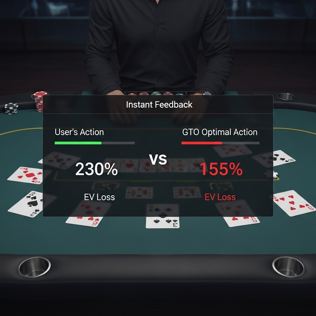 PrudentPoker GTO Sim Drills UI