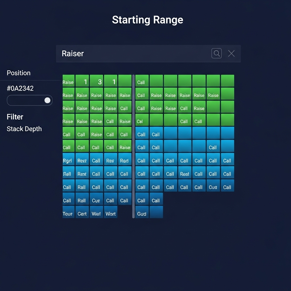 PrudentPoker Hand Range Tool UI